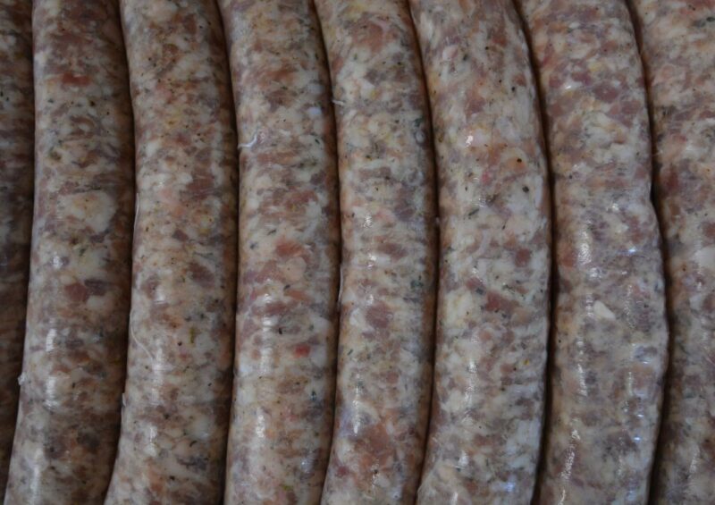 SAUCISSE DE VEAU THYM CITRON - 200 gr
